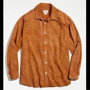 Men’s Urban Outfitters BDG Kai Canvas Overshirt Yellow Medium M